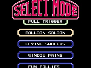 Select a game mode or play all the modes in sequence choosing