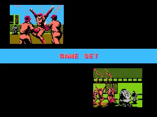 Celebration! The game is mercifully ended early as I get routed by the computer.