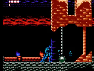 Batman avoids a deadly obstacle.