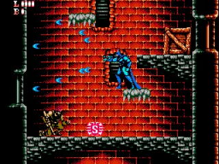 Batman shooting wildly at an opponent.