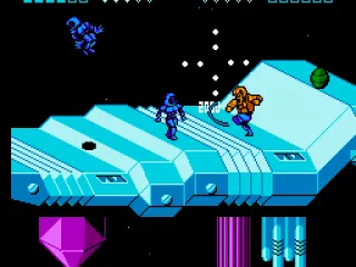 Billy beating up some enemies