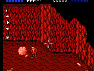 Fighting the level 1 boss.