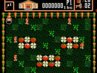 An action scene in Veggie Land