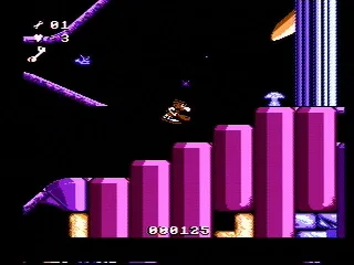 Jumping up some steps