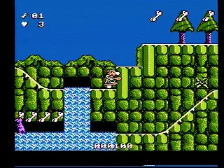 You can jump over obstacles and/or enemies