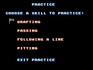 Practice Mode options