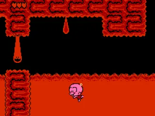 Swimming inside someone's stomach