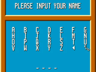Input your name and it better be short