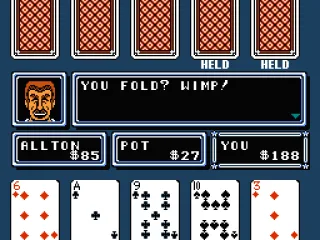 Hey, you would, too, if you saw my cards!