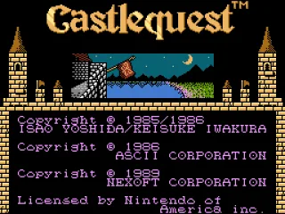 American title screen