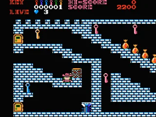 How can you get to the blue key?