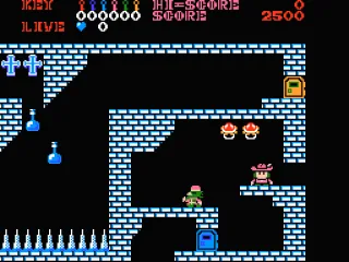 You need a blue key to open that door!