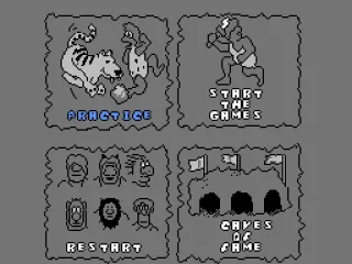 Will you practice? View the records? Or start the games?