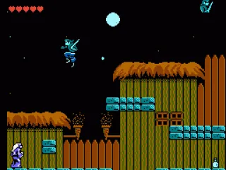 Attacking a wizard in the village level