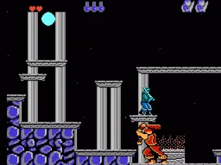 Ha, the giant can't hit me here.