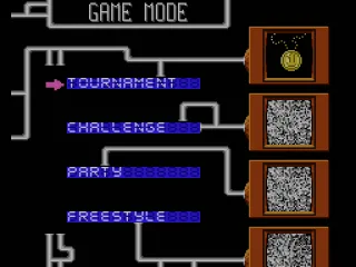 Game Mode selection screen