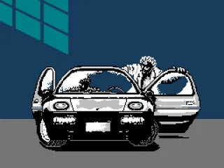 Getting into the car