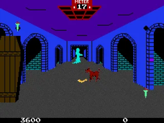 Shot the arm off the guy behind the grate. Surely that dog won't...