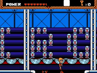 Jumping on the heads of alligators