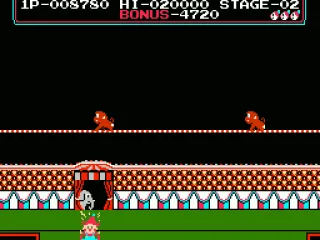 One of the monkeys made Charlie fall down