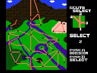 Finish the Route 1 and select your next route