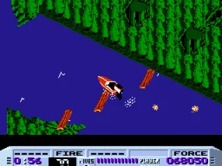 Finish the race; this one has more obstacles, like logs