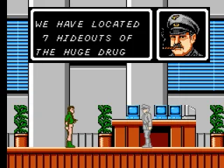 Briefing with the commander