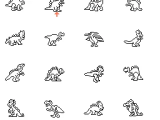 Select the dinosaur you wish to color