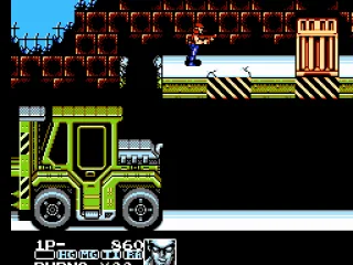 Amazingly, you do not destroy the forklift but rather use it as a stepping stone