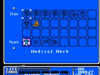 The Inventory Screen of a higher level hero