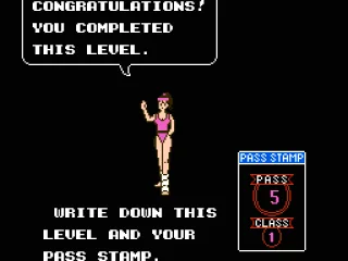 . I passed level 1. I get my pass stamp and carry on to the next level.