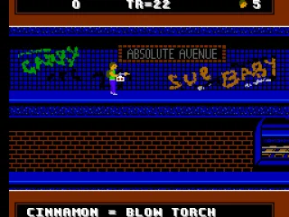 In the subway. The blob has transformed into a blow torch