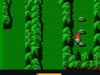 Pulling a sword from a stone.