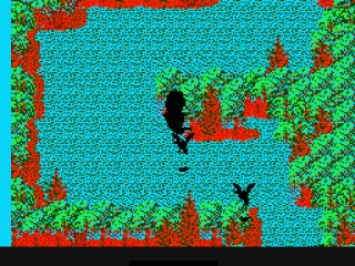 The screen flashes when you die.