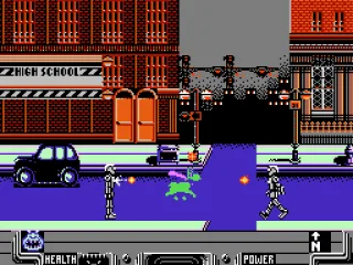 Playing as a super-dog. Wow!