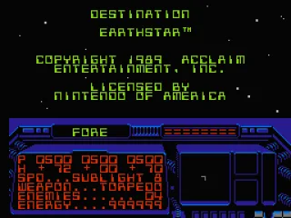 Unspectacular title screen...