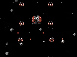 The screen can get crowded with enemies