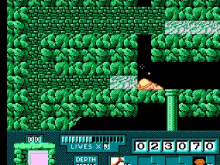 Digger can only take so much of a fall