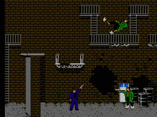 Firing diagonally up