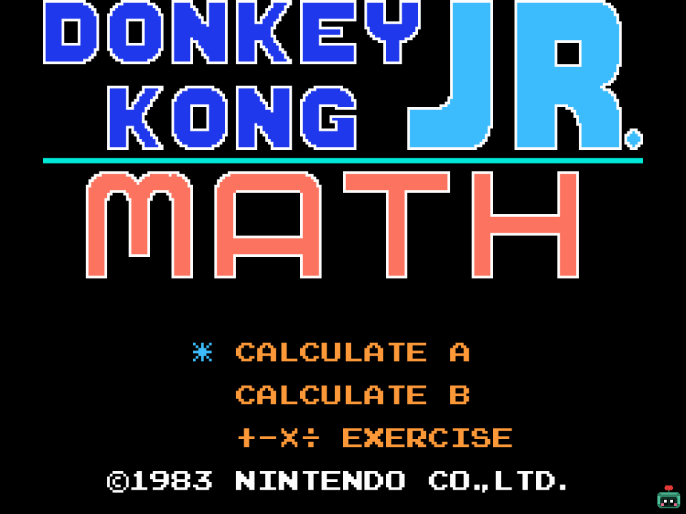 Play Donkey Kong Jr. Math (1983) Online | NES Games - Educational Puzzle