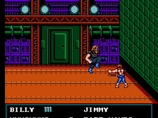 At the hideout of the gang, where Billy faces Willy's brother, Jim.