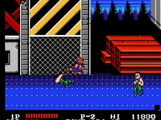 Flying Kick at the Industrial Area.