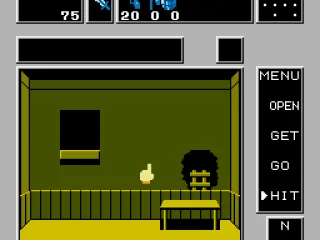 Hitting the wall here has revealed a secret passage down to the basement. Fragile drywall.