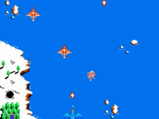 Some of your enemies are in the air and need to be shot at with your air attack