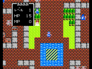 Walking around through castle grounds