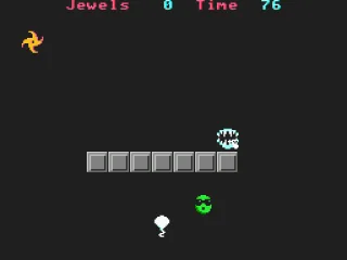 After the jewels are collected make a break for the stairway exit.