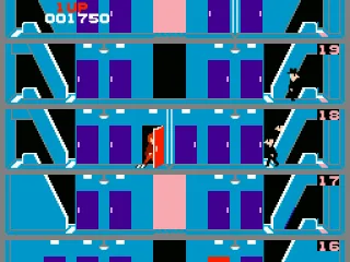 Going through a red door