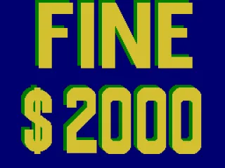 A false start costs you $2000 from your racing budget