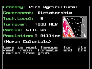 The system info screen.