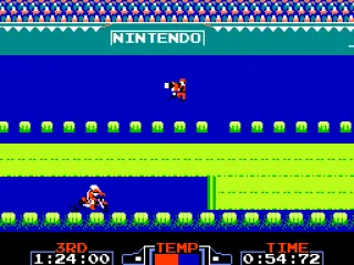 Riding into water...